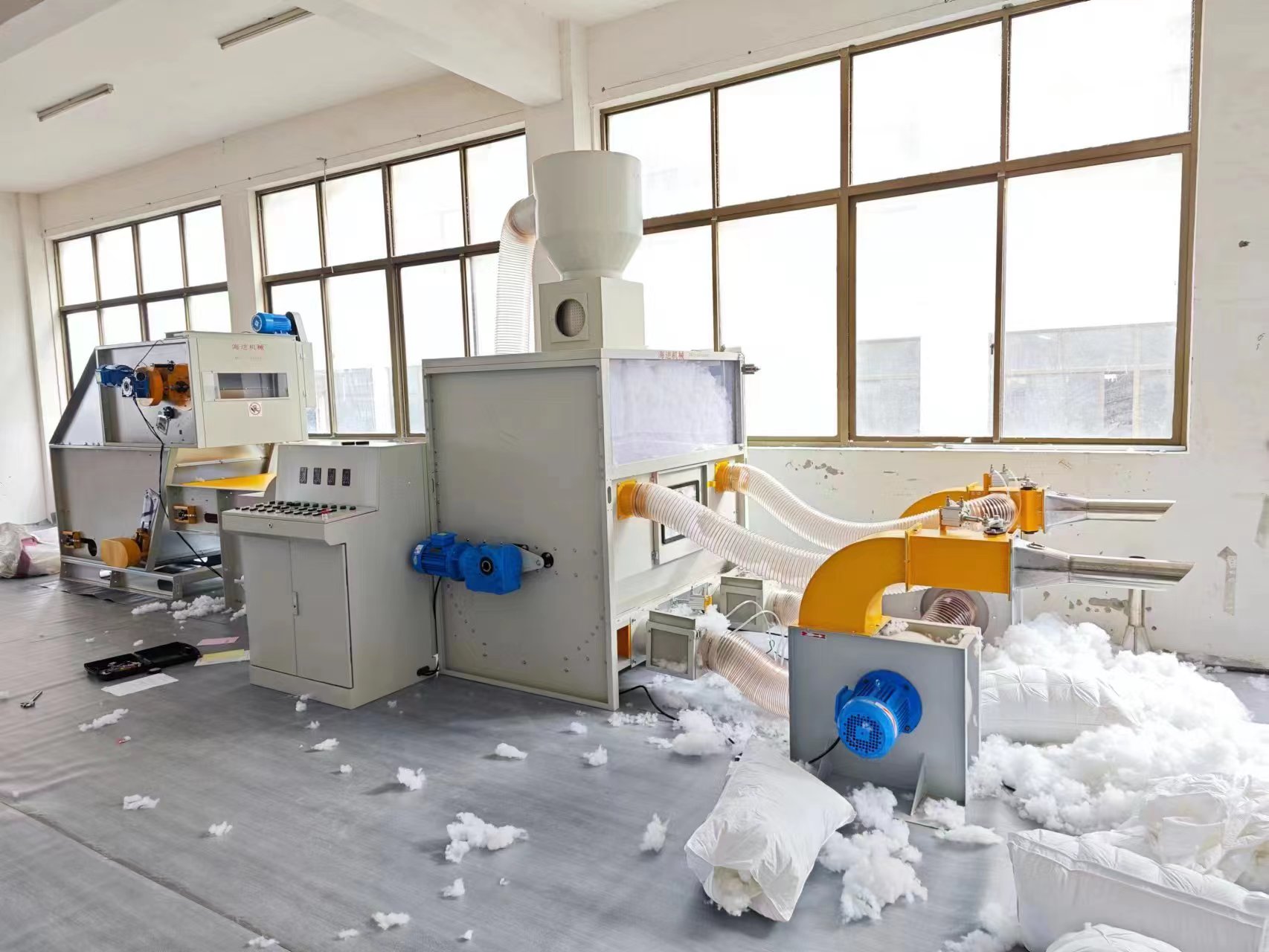 HJZXJ-50小開(kāi)包機(jī)自動(dòng)充棉生產(chǎn)線