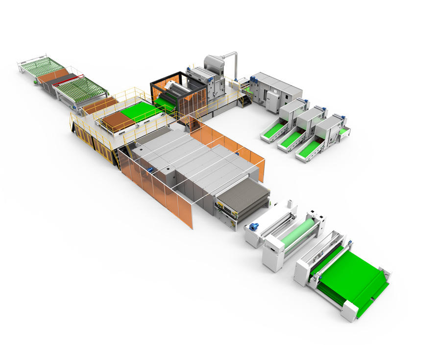 無膠棉被褥生產(chǎn)線 無膠棉被褥生產(chǎn)線